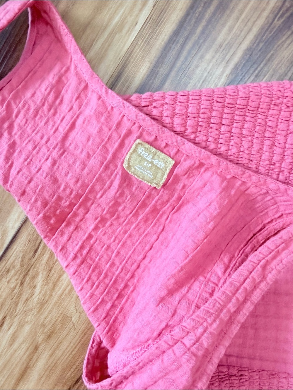 🌺 Free People Emilia Pink Balloon Hem Sundress — New Small 🌺 - Picture 6 of 6